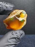 66.40ct Crystal Opal Specimen Ruw- 13.27 g, Verzamelen, Mineralen en Fossielen