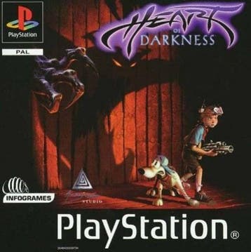 Heart of Darkness (verpakking Duits, game Engels) (PlaySt..., Spelcomputers en Games, Verzenden, Gebruikt