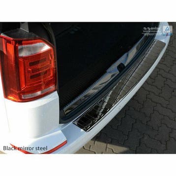 Zwart Chroom RVS Beschermlijst Transporter T6 T6.1 AV 251002, Auto-onderdelen, Nieuw, Achter, Volkswagen