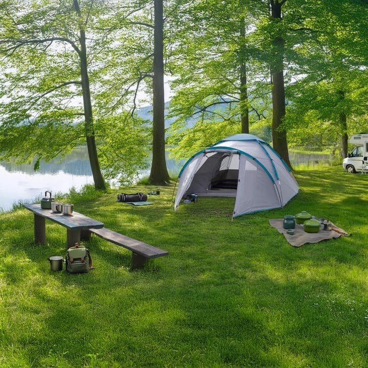 Koepeltent 3-persoons - 300 x 190 x 125 cm, Caravans en Kamperen, Tenten, Nieuw, Verzenden