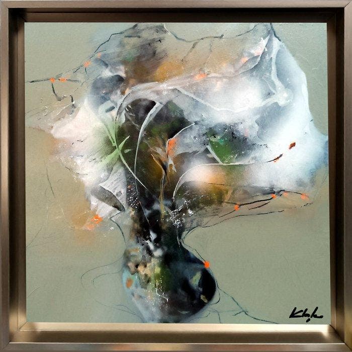 Ovidiu Kloska - Eternity still life 7.03.2026 framed, Antiek en Kunst, Kunst | Schilderijen | Modern