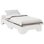 vidaXL Bedframe zonder matras stapelbaar 90x190 cm massief, Huis en Inrichting, Slaapkamer | Bedden, 90 cm, Eenpersoons, Verzenden