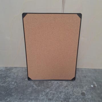 OUTLET - Prikbord met zwarte lijst - 45 x 60 cm, Ophalen of Verzenden, Nieuw