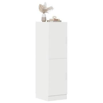 vidaXL Keukenkast 38x41,5x131,5 cm bewerkt hout wit, Huis en Inrichting, Keuken | Keukenelementen, Verzenden, Nieuw, Wit