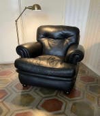 Poltrona Frau - Fauteuil - Dream - Leder, Antiek en Kunst, Antiek | Meubels | Stoelen en Banken