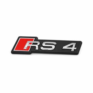Audi RS4 (B9) embleem - chroom, Ophalen of Verzenden, Nieuw, Audi
