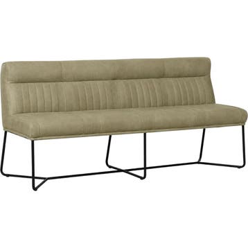 Leren eetkamerbank Cuddle (180 cm), Huis en Inrichting, 150 tot 200 cm, Nieuw, Ophalen of Verzenden, Rechte bank