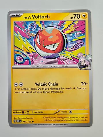 IONOS VOLTORB (JOURNEY TOGETHER 047/159) (POKÉMON) (TRADING, Verzenden, Gebruikt