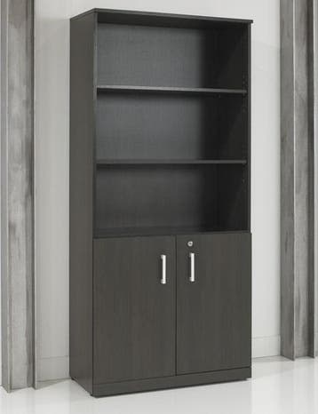 Nieuw Halfopen houten kast donker eiken 200x90x42cm HHV, Ophalen of Verzenden, Nieuw