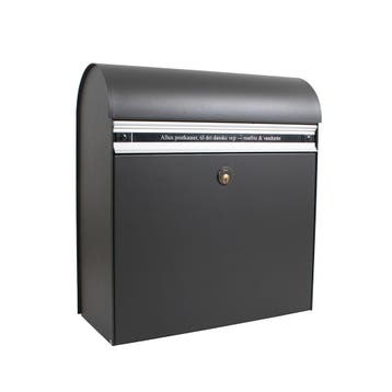 Allux KS200 wandbrievenbus staal - antraciet, Verzenden, Nieuw