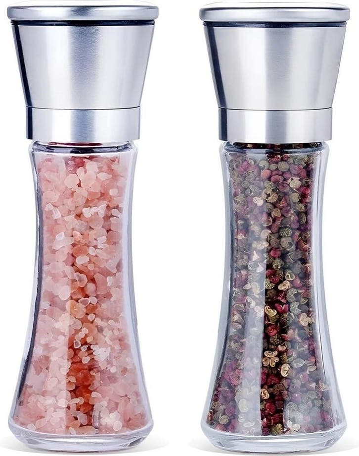 HI NATURE™ Luxe kwaliteit Peper en Zoutmolen set 2 stuks -, Huis en Inrichting, Keuken | Keukenbenodigdheden, Zo goed als nieuw