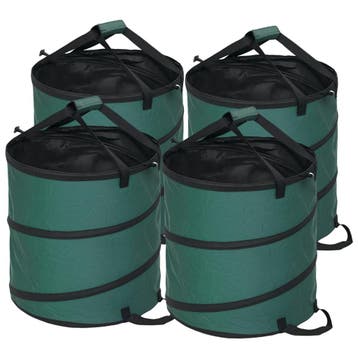 TRUUSK 4x86L Waterdichte Tuinafvalzak met Ritssluiting - Dek, Verzenden, Nieuw