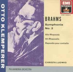 cd - Otto Klemperer - Symphonie No. 2 / Alto Rhapsody, Verzenden, Zo goed als nieuw