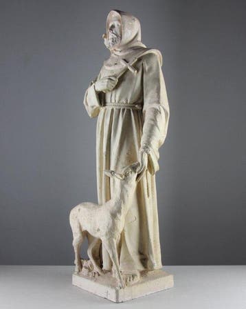 J.P. Maas & Zn - Beeld, Saint Francis of Assisi – Studio