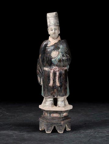 Oud-Chinees, Ming-dynastie Terracotta Fa-Hua gekleurde