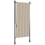 Zonnescherm 120x270cm geel/wit | retourdeal 61% korting, Minder dan 250 cm, 150 tot 300 cm, Nieuw, Elektrisch