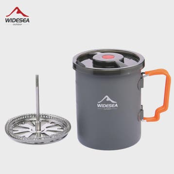 Widesea Camping Koffiepot met French Press - Outdoor Mok & K, Verzenden, Nieuw