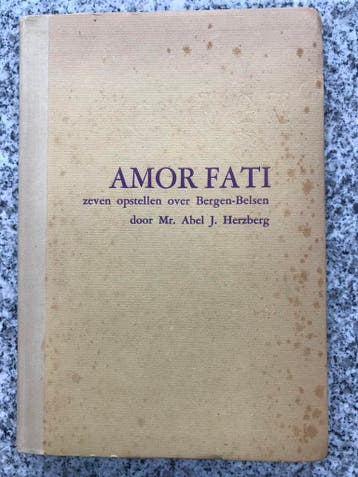 Amor fati. Zeven opstellen over Bergen-Belsen, Boeken, Verzenden, Mr. Abel J. Herzberg, 20e eeuw of later, Gelezen