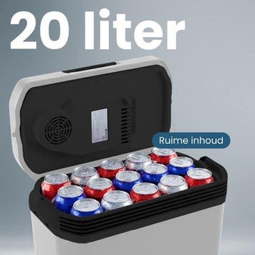 2dekans | Auronic Koelbox Elektrisch 12V en 230 volt - 20L -, Witgoed en Apparatuur, Koelkasten en IJskasten, Ophalen of Verzenden