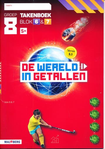 De Wereld  in Getallen versie 5.1 10-delig pakket groep 8 S+, Verzenden, Nieuw