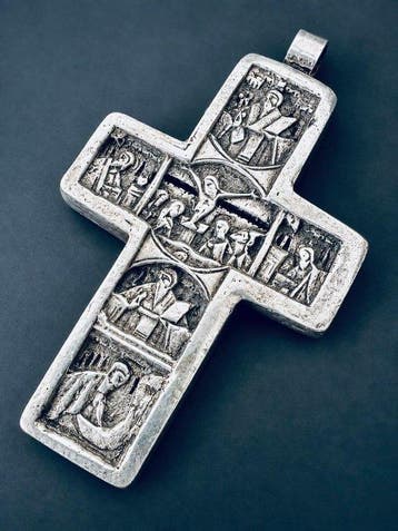 Kruis - .875 (84 Zolotniki) zilver - 1750-1800 - orthodox