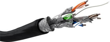 CAT 6 outdoor netwerkkabel, S/FTP (PiMF), zwart-per meter, Ophalen of Verzenden, Nieuw