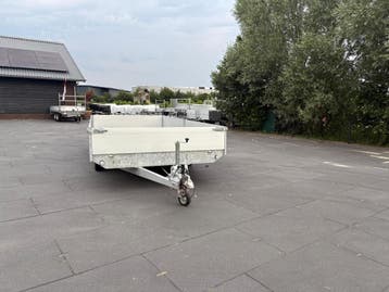 Plateauwage 500 x 220 cm 3-asser Eduard 3500 kg 40 cm borden, Ophalen, Gebruikt