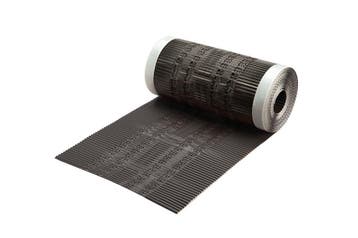 Ubbink Airtec Nok- en hoekkeper ALU 300mm x 5m zwart, Ophalen of Verzenden, Nieuw