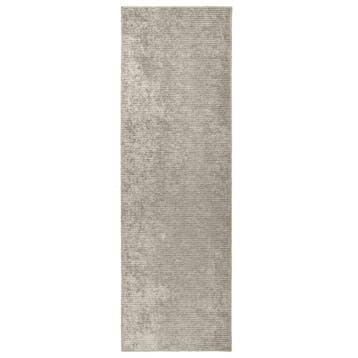 vidaXL Vloerkleed Beige 80 x 200 cm 100% Polyester 3 mm, Verzenden, Nieuw, Beige