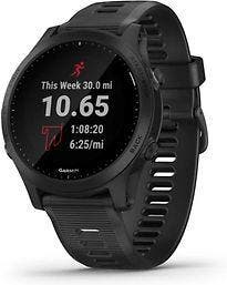 Garmin Forerunner 945 zwart met een zwarte siliconen, Verzenden, Gebruikt