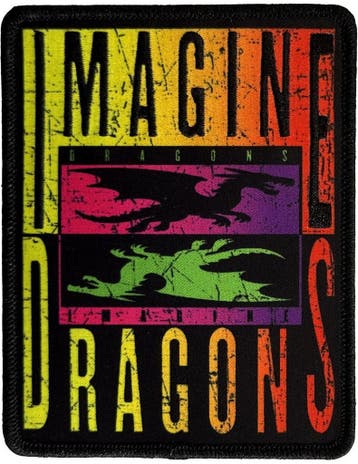 Imagine Dragons - Double Dragons - patch off. merchandise, Ophalen of Verzenden, Nieuw, Kleding