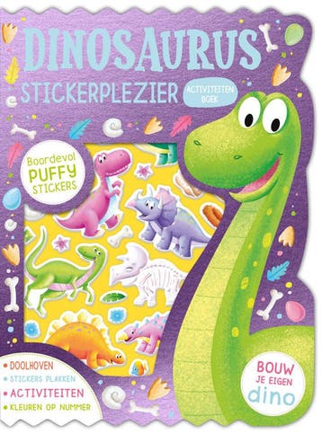 Dinosaurus stickerplezier (Goed), Boeken, Kinderboeken | Jeugd | onder 10 jaar, Verzenden, Gelezen