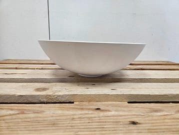 Waskom mat wit solid surface 40 x 13,5 cm, Ophalen of Verzenden, Nieuw, Bad