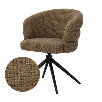 Eetkamerstoel met armleuning | Stof | Taupe | DS4U DS4U, Ophalen of Verzenden, Nieuw