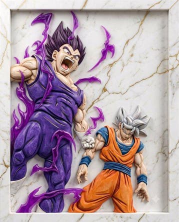 Makayhos - [Canvas] Vegeta & Goku – Cosmic Gods, Nieuw