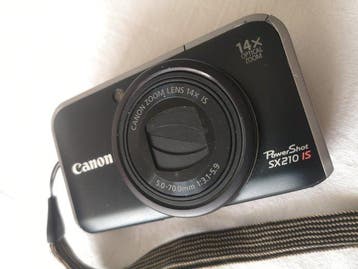 Canon PowerShot Sx210i (+16GB-SD) Digitale camera, Nieuw