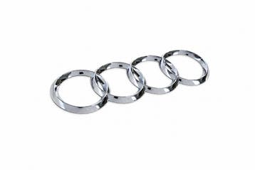 Origineel Audi logo - chroom, Ophalen of Verzenden, Nieuw, Audi