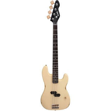 (B-Stock) Slick Guitars SLPB Vintage Cream elektrische, Verzenden, Nieuw
