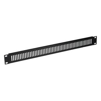Blindpaneel | 19 inch | 1U (Perforaties, Zwart), Verzenden, Nieuw
