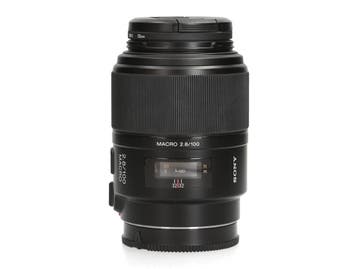 Sony SAL 100mm f/2.8 Macro - Macrolens - 1 jaar garantie, Ophalen of Verzenden, Zo goed als nieuw, Sony