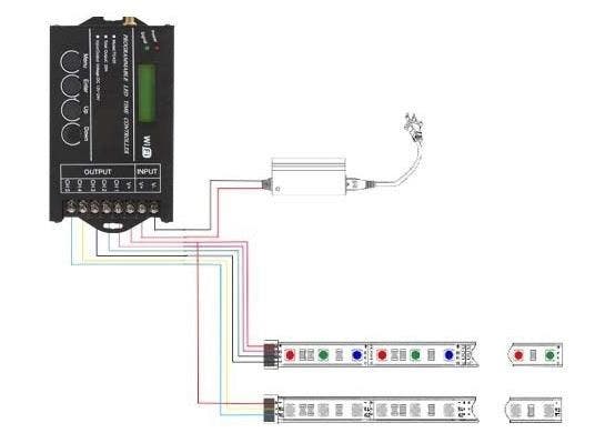 Led strip tijd controller RGB/W  TC420, Hobby en Vrije tijd, Elektronica-componenten, Ophalen of Verzenden