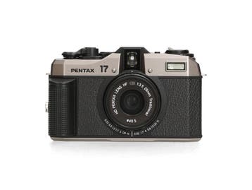 Pentax 17 Analoge Camera - 1 jaar garantie, Ophalen of Verzenden, Zo goed als nieuw, Pentax