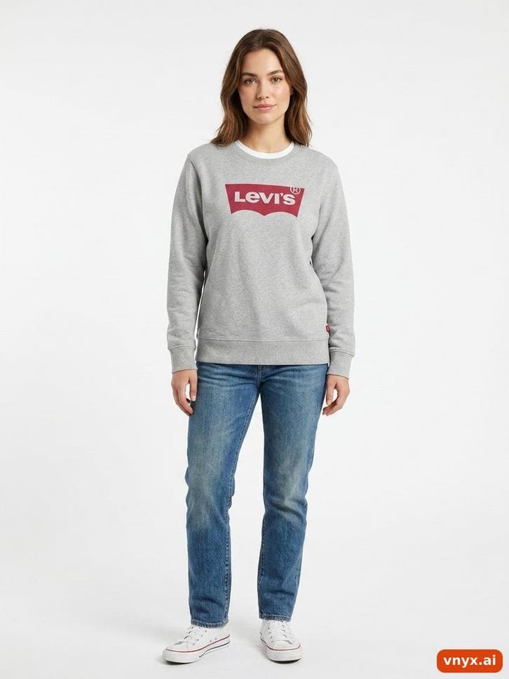 Levis Sweatshirts Dames maat L Grijs Vintage, Kleding | Dames, Truien en Vesten, Ophalen of Verzenden