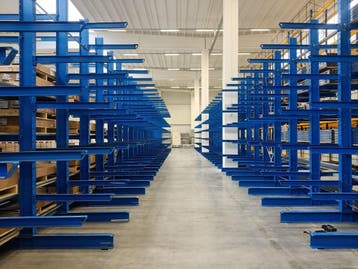 Draagarmstelling NIEUW 4,5 m hoog en 1,2 m diep met 5 niv., Ophalen of Verzenden