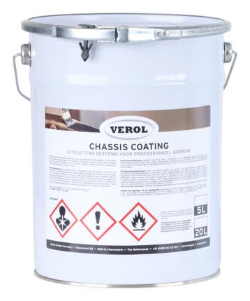 Verol Verol chassis coating 5 liter, zwart, Verzenden