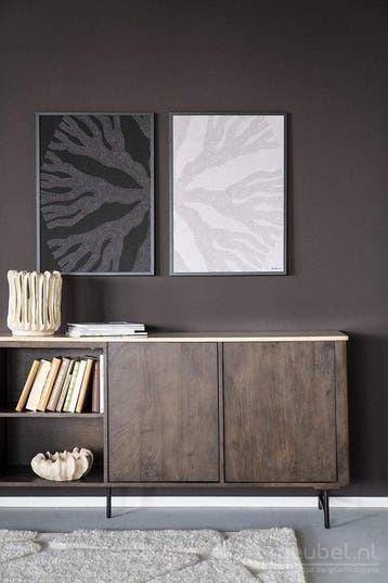 Dressoir Lio - 3deurs - 95904 - dressoirs, Nieuw, Overige materialen