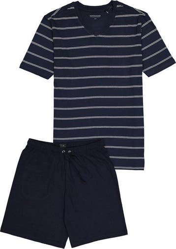Schiesser Heren Shortama - XL - V Hals, Verzenden