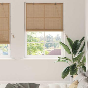 vidaXL Rolgordijn Bruin 100 x 220 cm Bamboe, Verzenden, Nieuw, Bruin