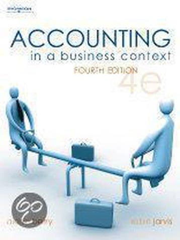 Accounting In A Business Context - Ray Jarvis 9781844802517, Verzenden, Gelezen, Ray Jarvis