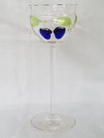 Moser Karlsbad - Wijnglas - Glas - Wijnglas met pruimen